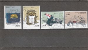 Denmark  Scott#  1711-1714  Used on Piece  (2015 Inventions)