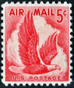 SC#C50 5¢ Eagle Single (1958) MNH