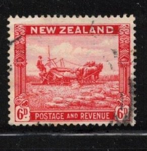 NEW ZEALAND - Scott # 193 Used - Oxen Team Plowing Field