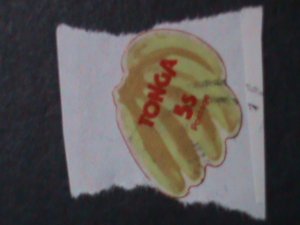​TONGA-1978-SC#433- LOVELY BANANAS DIE CUT USED VERY FINE, LAST ONE