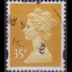 G.B.-MACHINS 1993 - Scott# MH222 Queen 35p Used