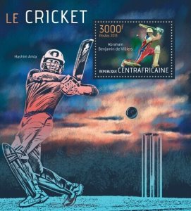 Centrafrique 2013 MNH - CRICKET.  Michel Code: 4479 / Bl.1108