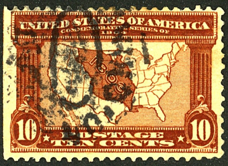 U.S. #327 USED CREASES