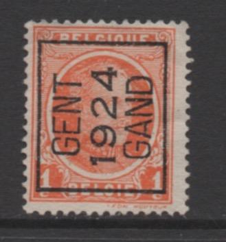 Belgium Scott#  144  used   Single Precanceled