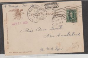 U.S. Scott #300 Postcard - Held for Postage - Harrisburg PA to New Cumberland