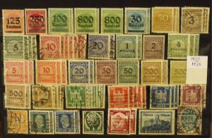 A147   Germany       Collection   1923 to 1935              Mint/Used