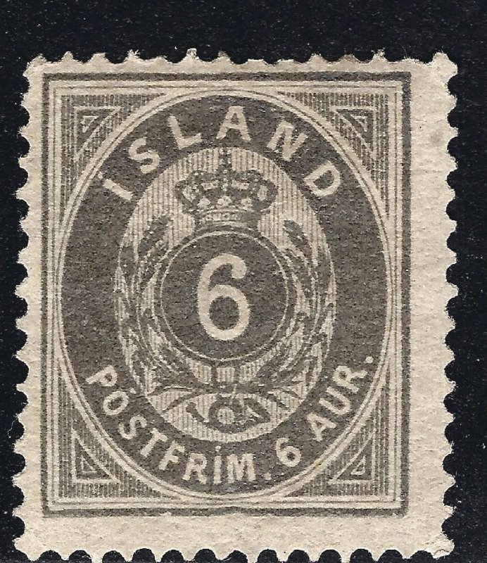 Iceland Signed Sc#10 Unused NG Hinged F-VF SCV $200...powerful bargain!!