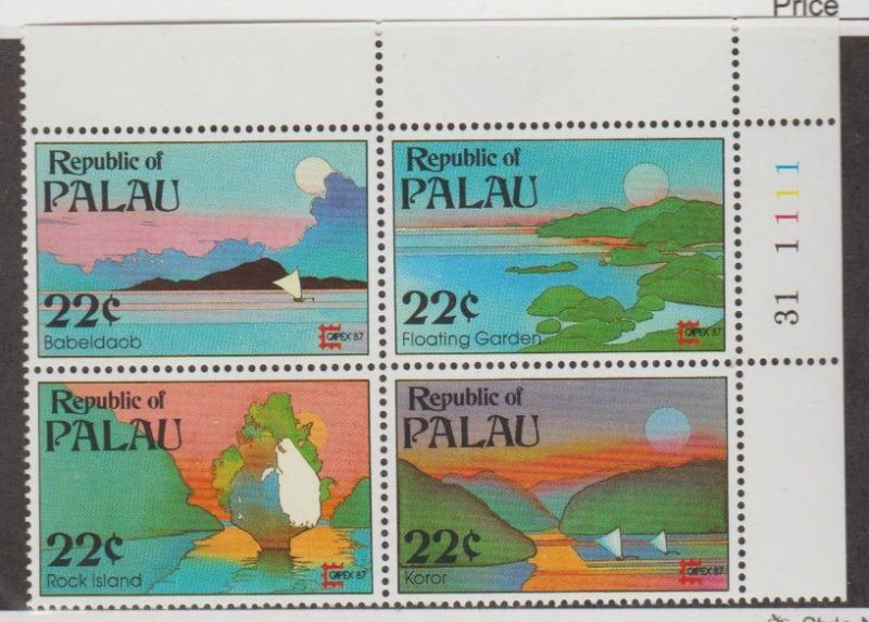 Palau Scott #149a Stamps - Mint NH Plate Block
