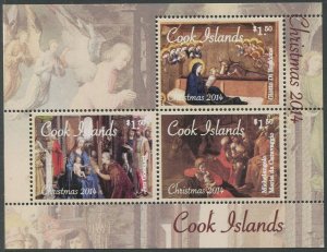 Cook Islands 2014 SG1813 Christmas MS MNH