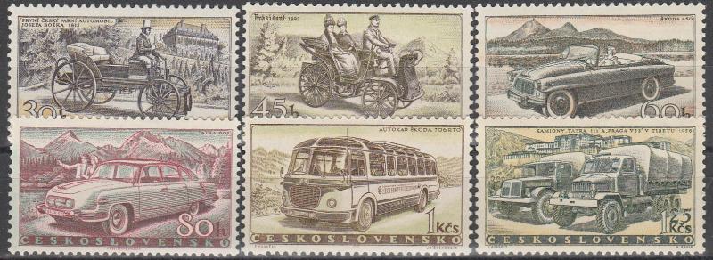 Czechoslovakia  #890-95  F-VF Unused  CV $8.10  (A5059)