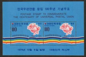 Korea Stamp C43a  - UPU centenary