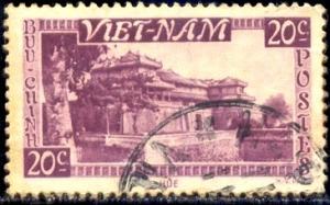 Imperial Palace, Hue, Vietnam stamp SC#2 used
