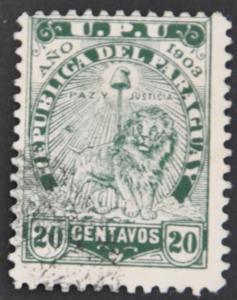 DYNAMITE Stamps: Paraguay Scott #88  USED