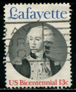 1716 US 13c Lafayette, used