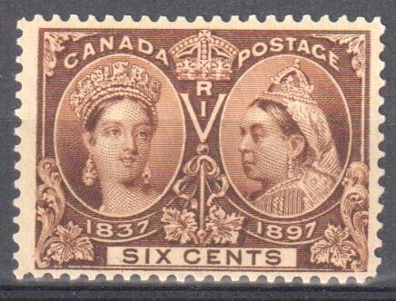 Canada #55 Mint F-VF OG NH C$675.00 -- Jubilee