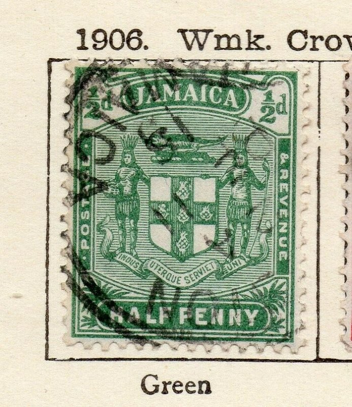 Jamaica 1906 Early Issue Fine Used 1/2d. NW-114302