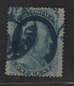 $US Sc#24 used F-VF Baltimore Md PM-PF 12 fancy cancel