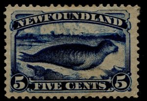 Newfoundland #53 Harp Seal Mint - Has 1/2 gum + some Paper and small thin