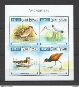 2015 Guinea-Bissau Birds Fauna Water Birds 1Kb ** Stamps St911