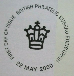 2000 First Day Covers Complete Philatelic Bureau Edinburgh 1 London Used Typed