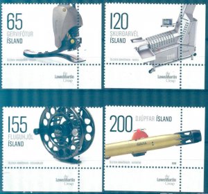 Iceland 2008 Art Industrial Design Mi. 1199/1202 MNH