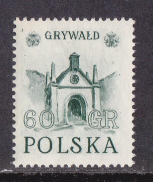 Poland Scott 555 MNH** 1952 Grywald stamp