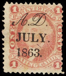 U.S. REV. FIRST ISSUE R2c  Used (ID # 118571)