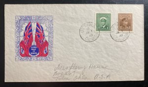 1942 Ottawa Canada Patriotic Cover To Tulsa OH USA Long May It Wave