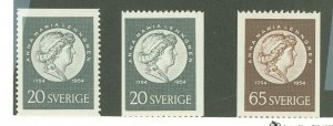 Sweden #465-67 Unused Single (Complete Set)