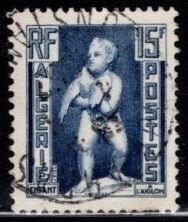 Algeria - #242 Child with Eagle  - Used