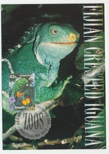 Maximum card Australia 1994 Iguana - Butterfly