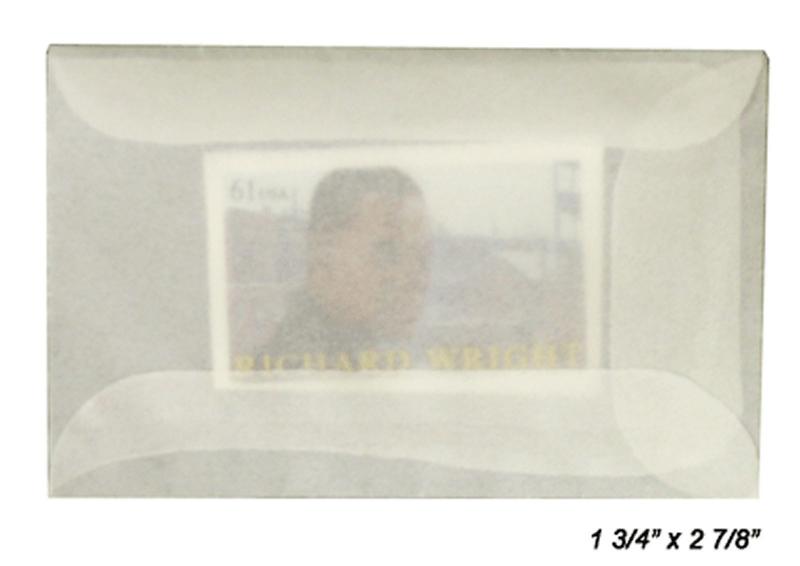 100 count - Glassine Envelopes #1 - ACID FREE - 1 3/4 x 2 7/8 - NEW