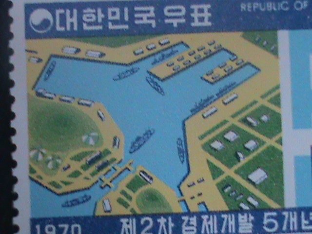 ​KOREA-1967-SC#575-2ND ECONOMIC DEVELOPMENT 5 YEARS PLAN-MNH VF-LAST ONE-