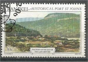 TRANSKEI, 1986, CTO 30c, Port St.Johns.Scott 169