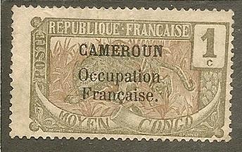 Cameroun   Scott 130   Overprint