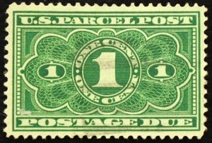 U.S. Used Stamp Scott #JQ1 1c Postage Due, XF - Superb. Unobtrusive Cancel. Gem!