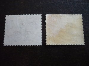 Stamps - St. Kitts-Nevis - Scott# 40-41 - Used Part Set of 2 Stamps