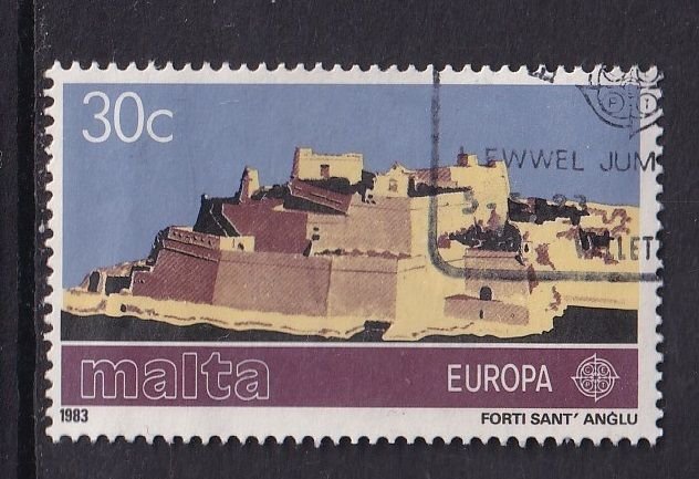 Malta   #628   used  1983  Europa  30c