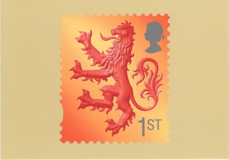 Great Britain Scotland 1999 PHQ Card Sc 15 1st Lion Rampant