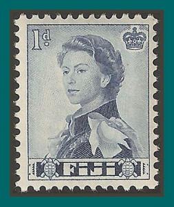 Fiji 1962 Queen Elizabeth II, 1d MLH #164,SG299