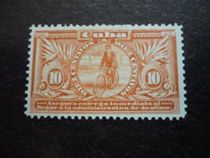 Stamps - Cuba - Scott# E3 - Mint Hinged Stamp