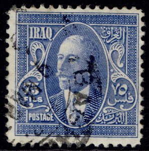 IRAQ GV SG150, 75f dull ultramarine, FINE USED.