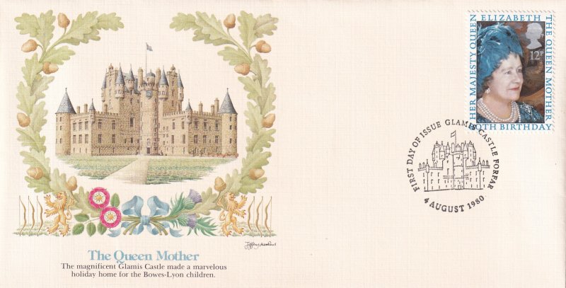 1980, Great Britain: The Queen Mother, FDC (E11391)