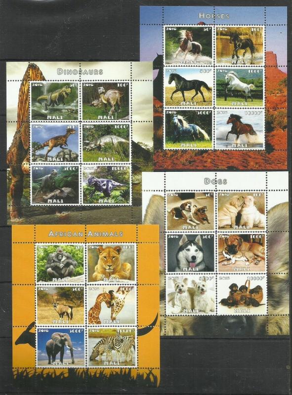 Nature  Animals Dogs African Animals  Perf.. - 2016  (pr.issue) FG4