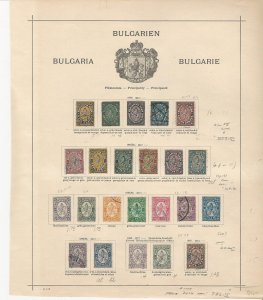 Bulgaria Collection 1879 to 1961 on 12 Album Pages, SCV $934 Nice Classics