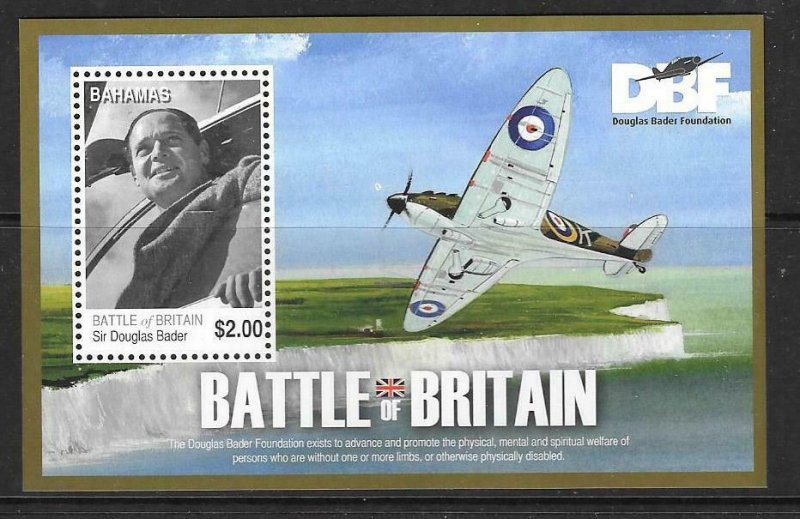 BAHAMAS SGMS1563a 2010 BATTLE OF BRITAIN MNH