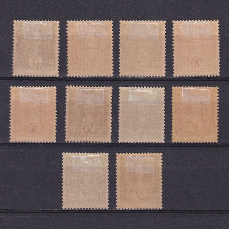 FRENCH GUIΝΕΑ 1938, Sc# J26-J35, Postage due, MH