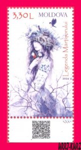 MOLDOVA 2024 Folk Lore Miths Tales Legend of Martisor Spring Festival 1v MNH