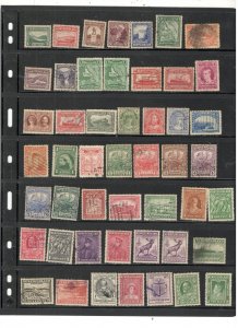 NEWFOUNDLAND COLLECTION ON STOCK SHEET MINT/USED