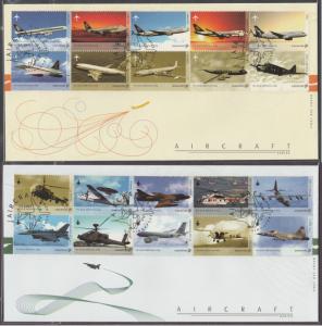 Singapore 2003 Aircraft Series - Centenary of Powered Flight Sheetlet FDC